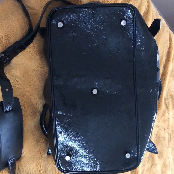 Burberry Lowry Nylon Patent Leather Bag - Picture 5 of 9